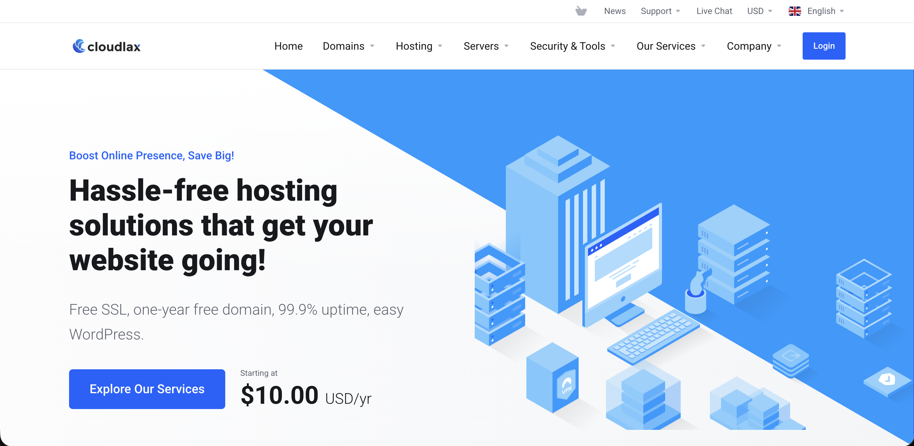Cloudlax IT screenshot